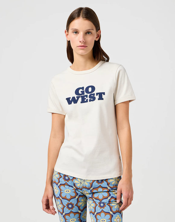 T SHIRT WRANGLER Ringer Tee