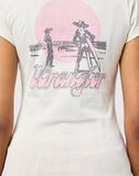 T SHIRT WRANGLER Shrunken Band Tee