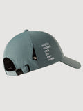 Cappello unisex nero e forest green con scritta laterale