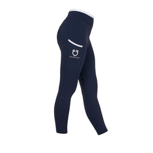 Leggings bambina con decorazioni perforate