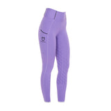 Leggins bambina slim fit grip con logo