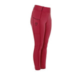 Leggins bambina slim fit grip con logo